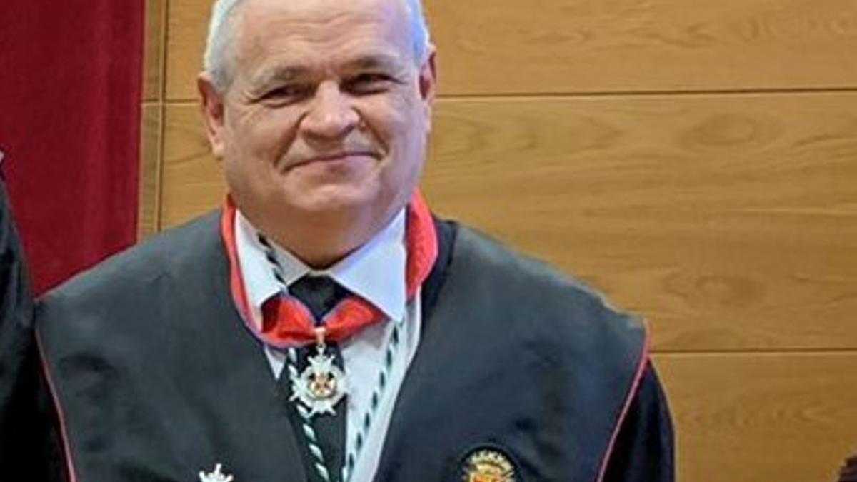 Felipe Jover en diciembre de 2021tras recibir la Medalla de la Orden de San Raimundo de Peñafort.