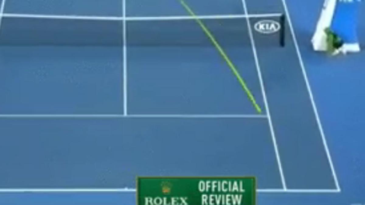 La bola que ha dado el título a Federer
