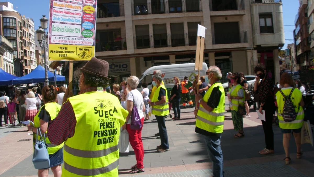 Sueca retoma las concentraciones por unas pensiones dignas