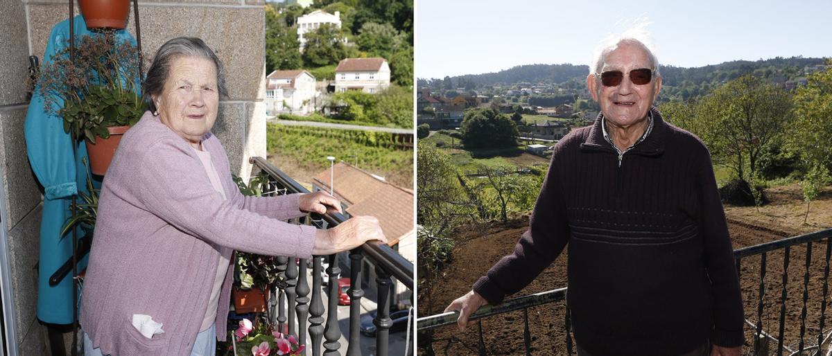 Matilde Lorenzo Álvarez, de 98 años y José Iglesias, “Pepe Cara manchada”, de 100