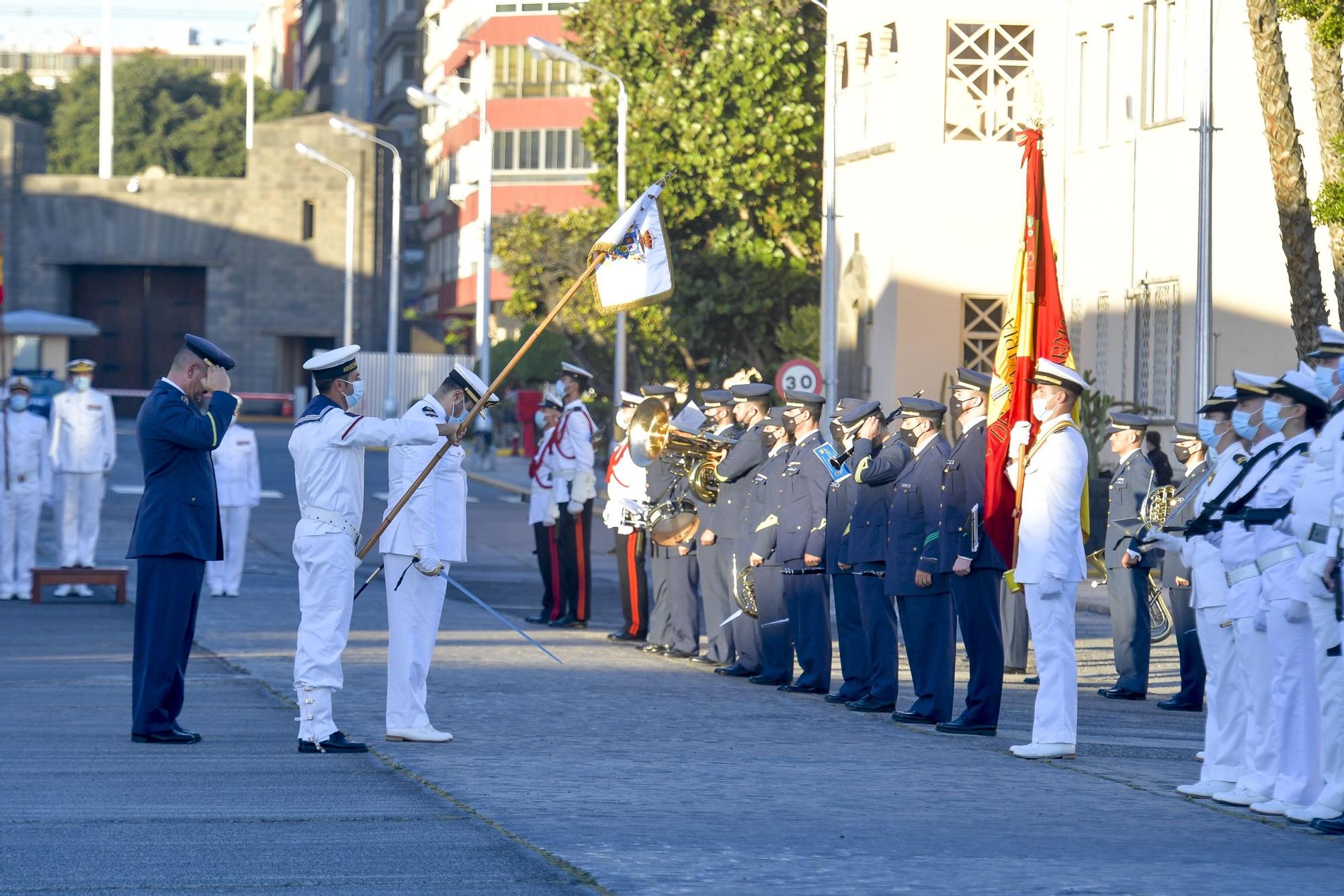 Visita del jefe del Estado Mayor de la Armada a Las Palmas de Gran Canaria