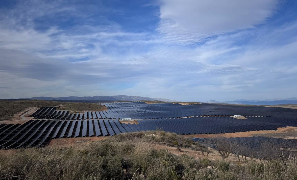Planta solar de Caparacena, en Granada, controlada por Iberdrola y Norges.