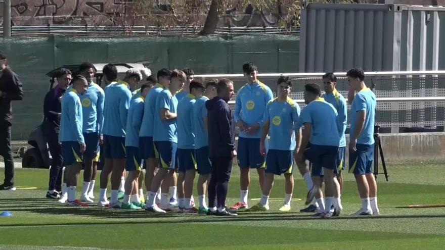 El Barcelona se entrena pensando en el partido de Champions contra el Newcastle