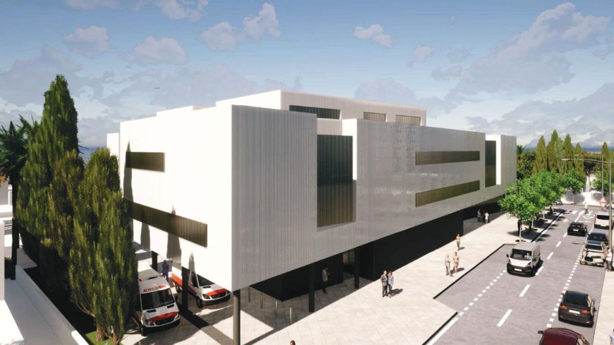 Infografía del futuro centro de salud de la zona Este de Málaga.