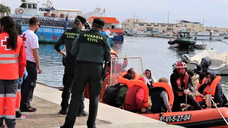 Rescate simulado en Santa Pola