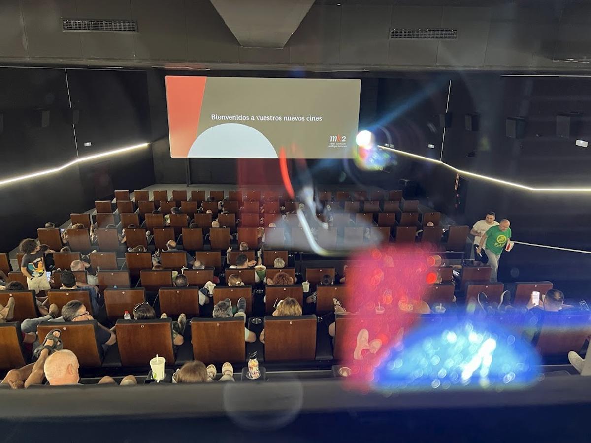 Una de las salas de los cines Mk2 Málaga Nostrum