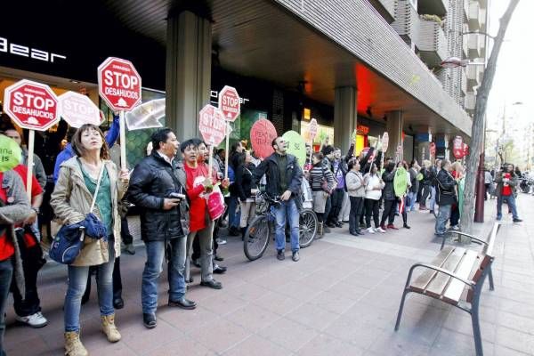 Protesta de Stop Desahucios