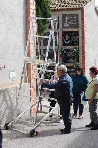 Día de Todos los Santos en el cementerio de Lorca