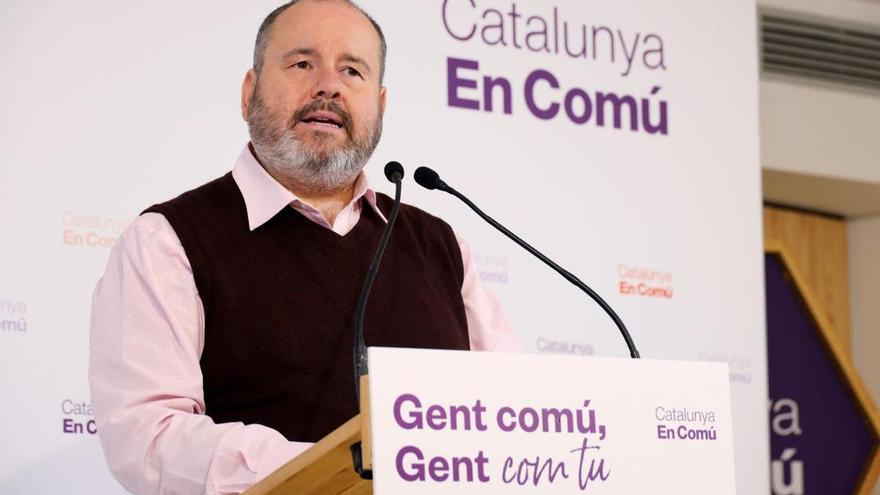 Los Comuns ven cerca la investidura pero advierten del riesgo de la &quot;competencia enfermiza&quot; entre Junts y ERC