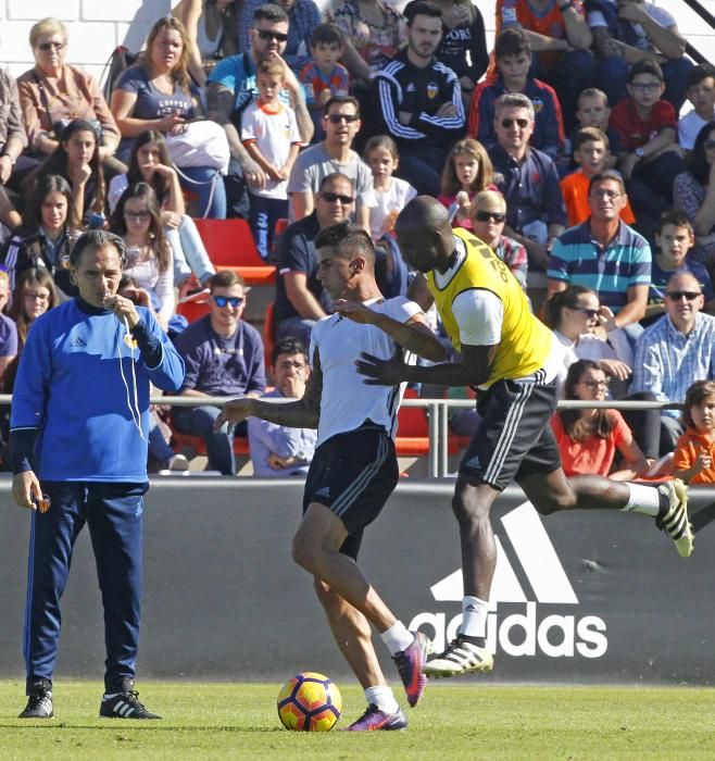 Espectacular entrenamiento del Valencia CF