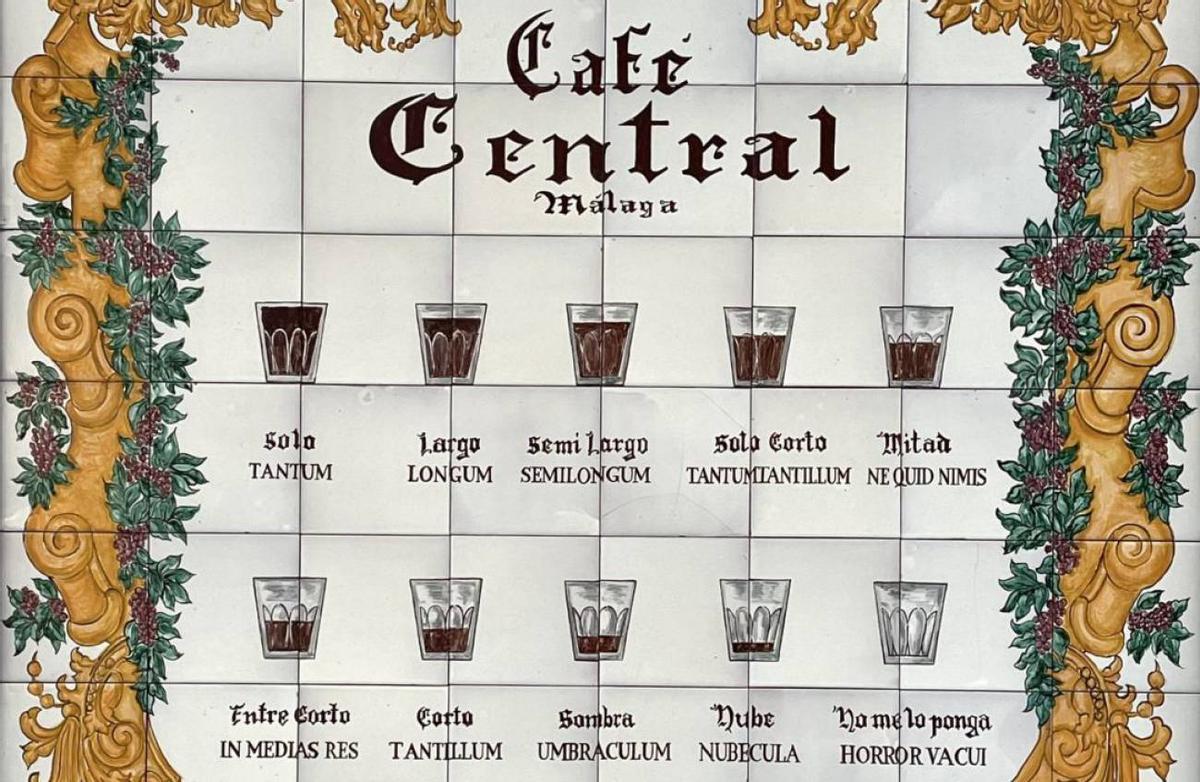 Imagen del azulejo del Café Central.