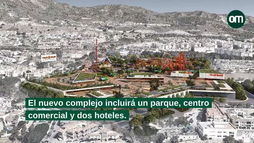 El nuevo Tívoli de Benalmádena avanza en su tramitación con un parque más grande, un centro comercial y dos hoteles