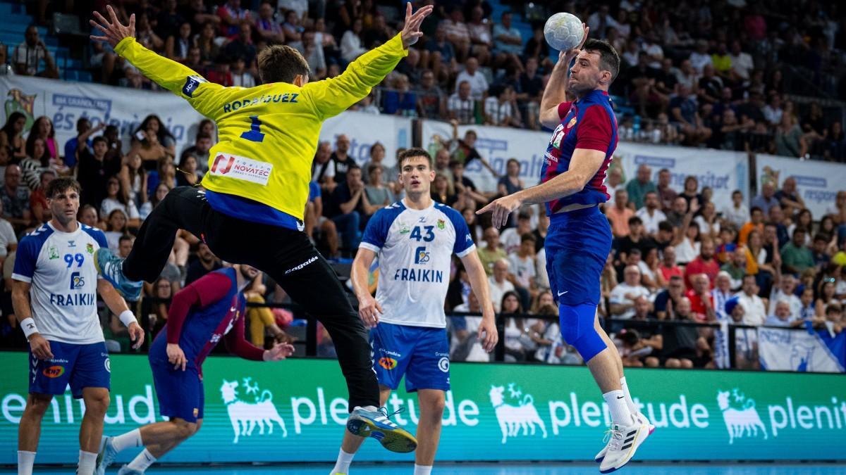 El Barça cosechó una contundente victoria en casa del Granollers (23-40)