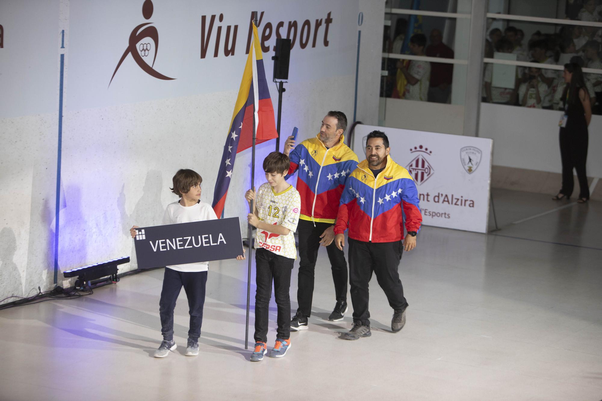 Las mejores imágenes de la gala inaugural del Mundial de Pilota de Alzira