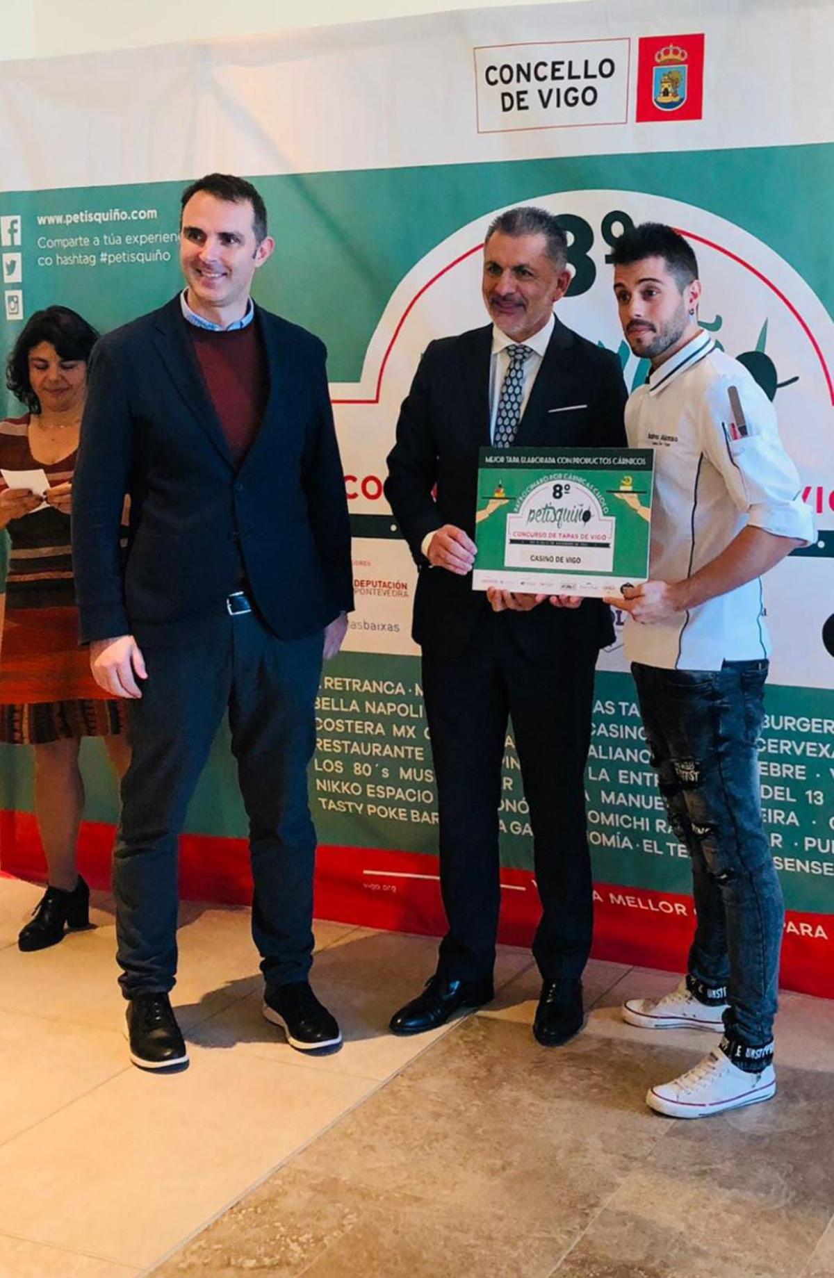 Andrés Alonso se llevó el premio a la Mejor tapa cárnica.