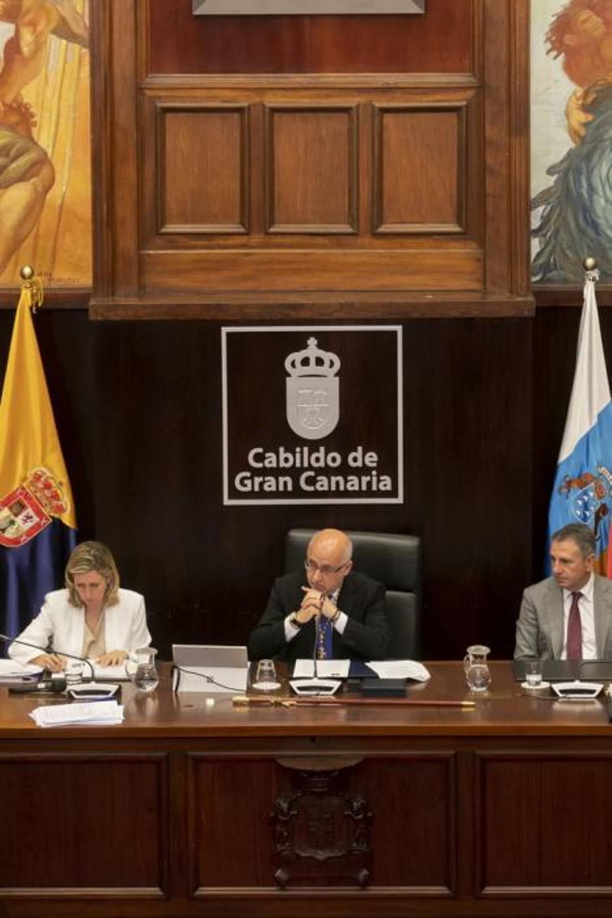 22.06.19. Las Palmas de Gran Canaria. El Cabildo de Gran Canaria celebra el pleno de constitución de la nueva corporación, con Antonio Morales como presidente, al haber sido el candidato más votado. Foto Quique Curbelo  | 22/06/2019 | Fotógrafo: Quique Curbelo