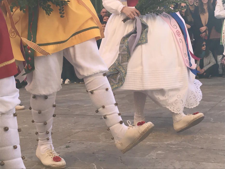 Los 'Cossiers' de Algaida bailan en honor de Sant Honorat