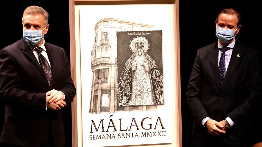 Presentación del cartel de la Semana Santa de Málaga de 2022