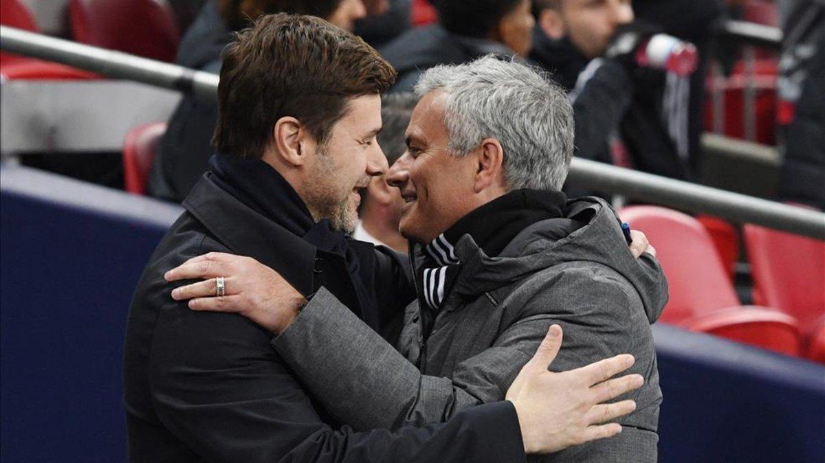 Pochettino y Mourinho mantienen una buena relación