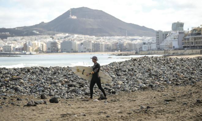 Callaos en La Cícer, en la playa de Las Canteras (Las Palmas de Gran Canaria)