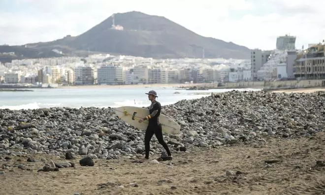 Callaos en La Cícer, en la playa de Las Canteras (Las Palmas de Gran Canaria)