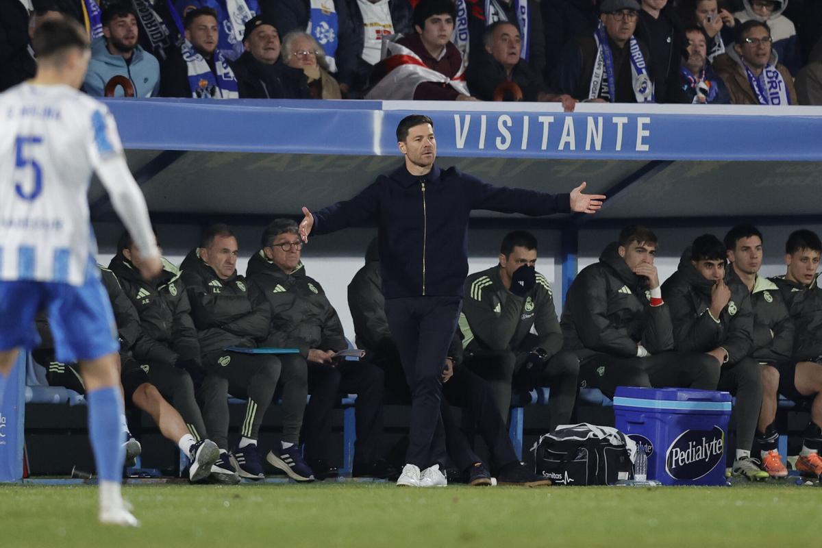 Xabi Alonso, en el partido ante el Talavera