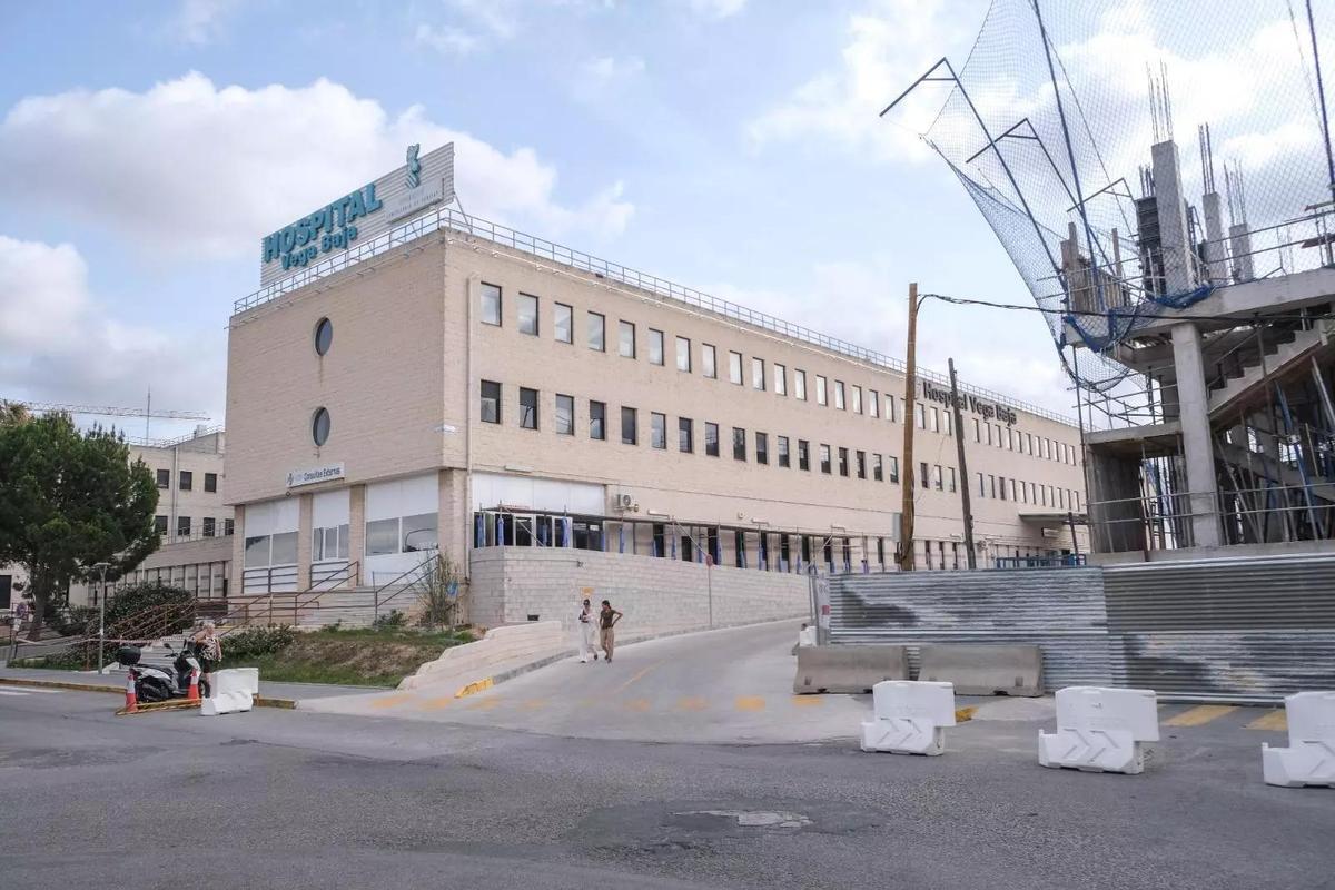 Obras de ampliación del Hospital Vega Baja, en una imagen de archivo