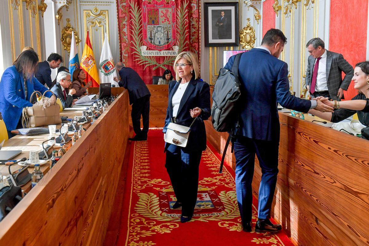 Último pleno del año 2023 en el Ayuntamiento de Las Palmas de Gran Canaria