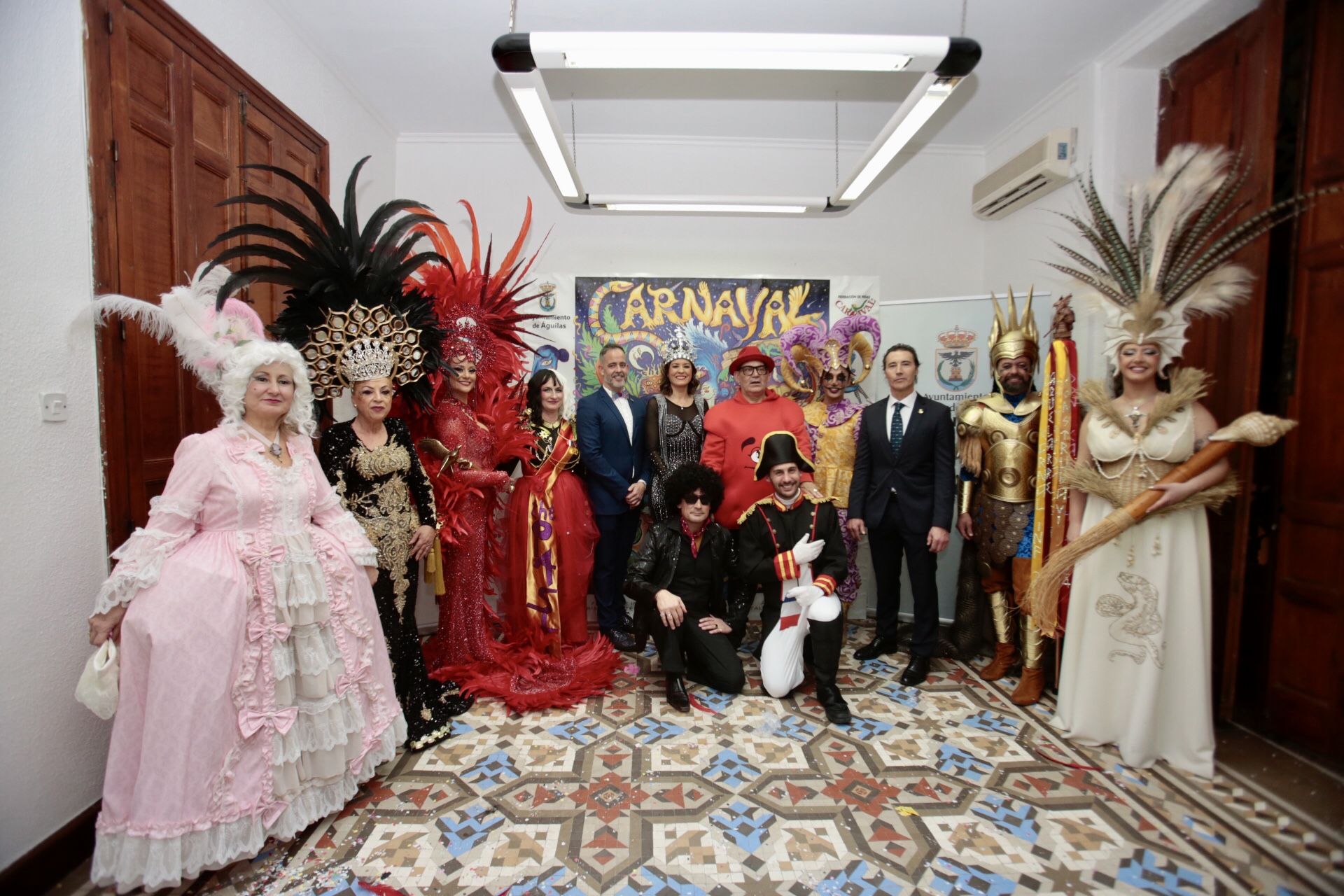 Batalla de Don Carnal y Doña Cuaresma, y pregón del Carnaval de Águilas en fotos