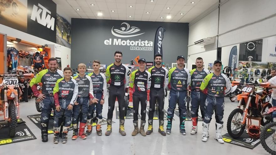 El Motorista presenta a sus pilotos para las pruebas de motocross, enduro y trial