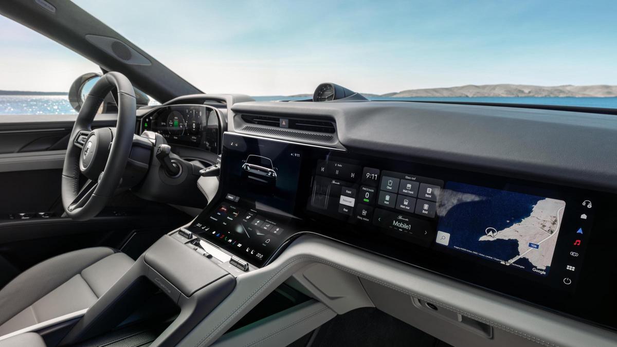 Interior del nuevo Porsche Cayenne Coupe Electric