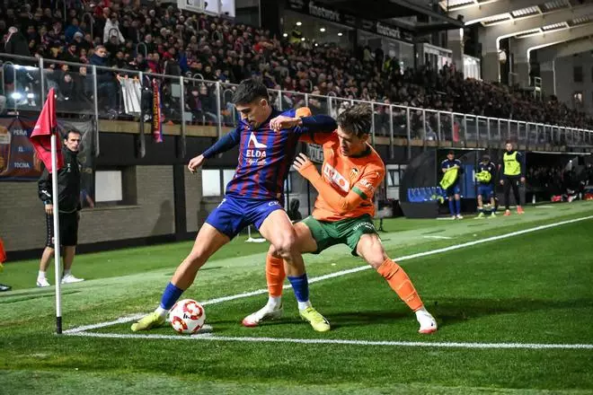 El Eldense cae eliminado de la Copa del Rey frente al Valencia (0-2)