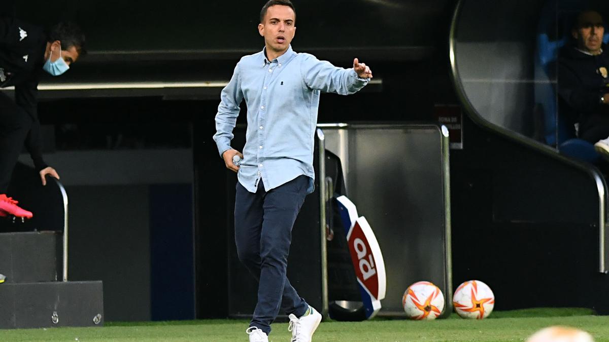 Borja Jiménez, durante un partido en Riazor