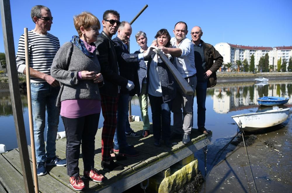 Visita europea a la Ría de O Burgo