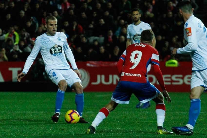 El Deportivo consigue en Granada la trascendental victorial para las aspiraciones blanquiazules al final de temporada. LOF