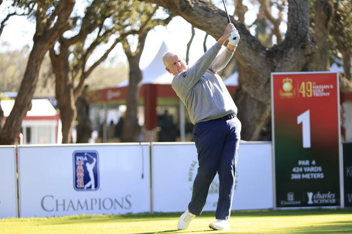 Colin Montgomerie, una de las estrellas del torneo en Rabat