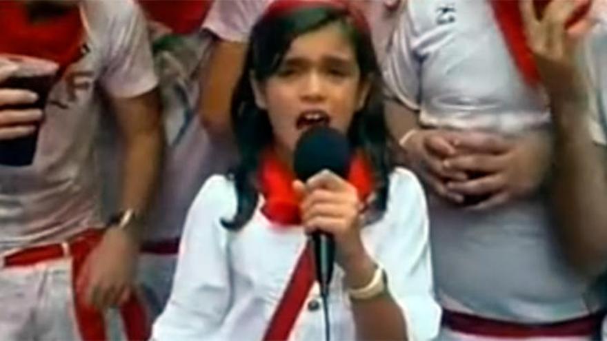 El vídeo de Amaia de &#039;OT&#039; cantando por Marisol en los Sanfermines de Pamplona