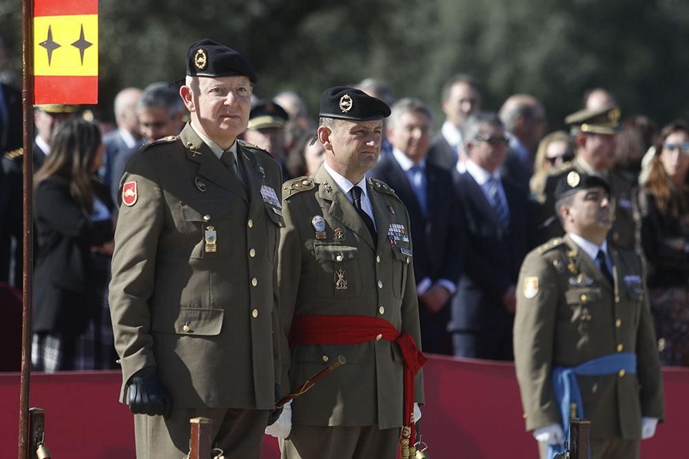 El general Ignacio Olazábal recibe el mando de la BRI X