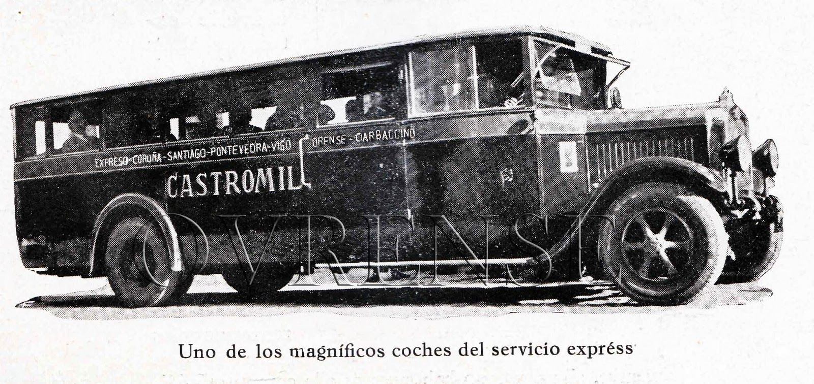 El denominado autobús “Maravillas” de Castromil