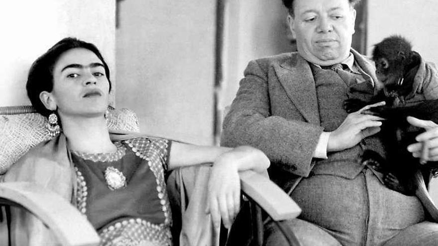 Frida Kahlo y el artista Diego Rivera. // Efe