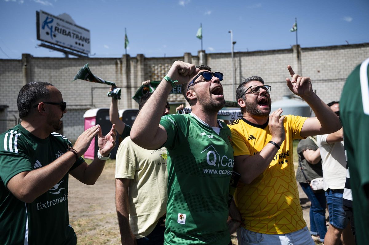 Aficionados verdes en el Príncipe Felipe este sábado.