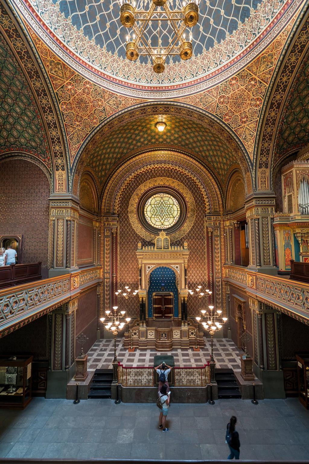 Interior de la Sinagoga Española