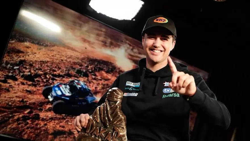 Pau Navarro: "Estar en el Dakar es un privilegio y ganar es un regalo que nos han dado"