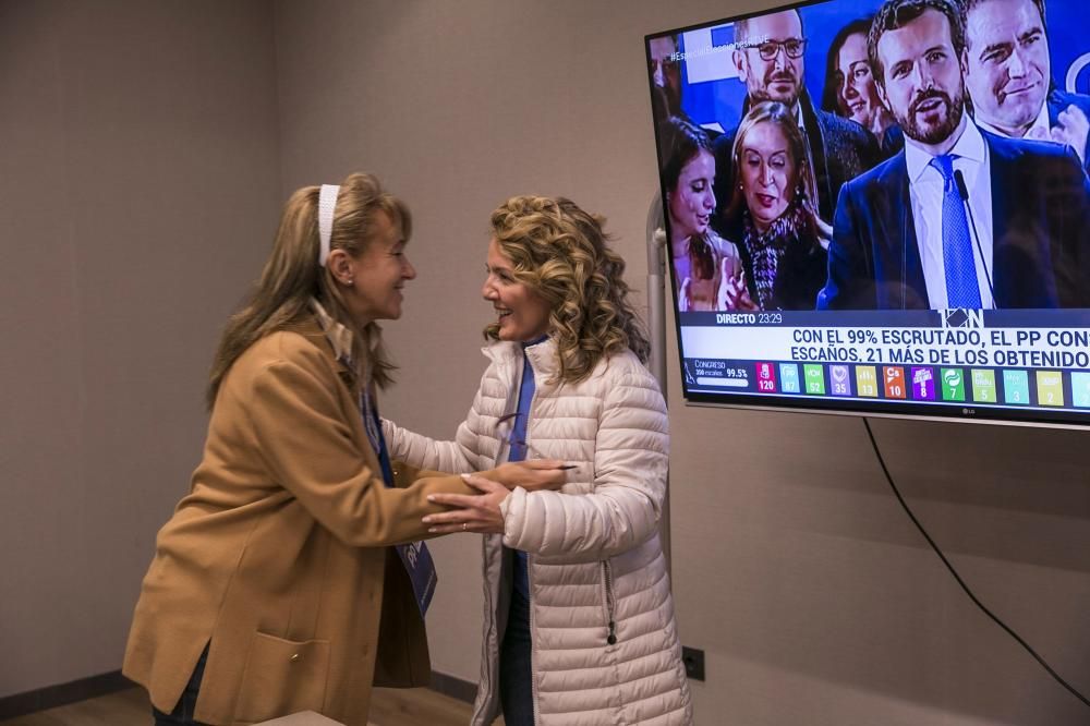 Noche electoral del PP en Asturias.