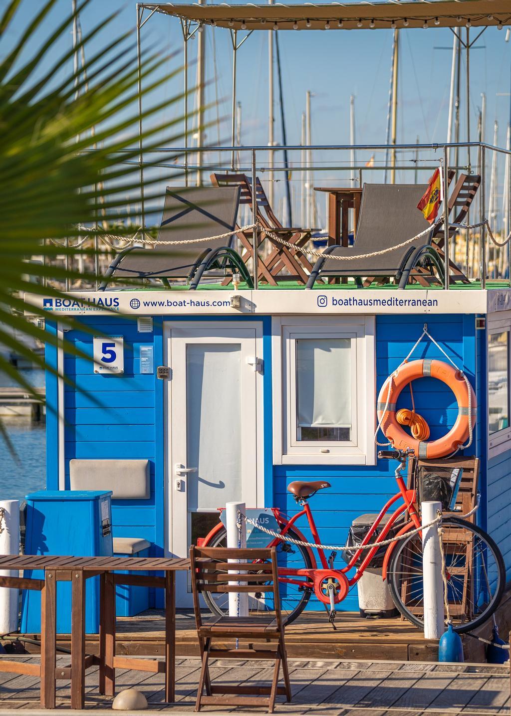 Detalle casa flotante de Boat Haus.