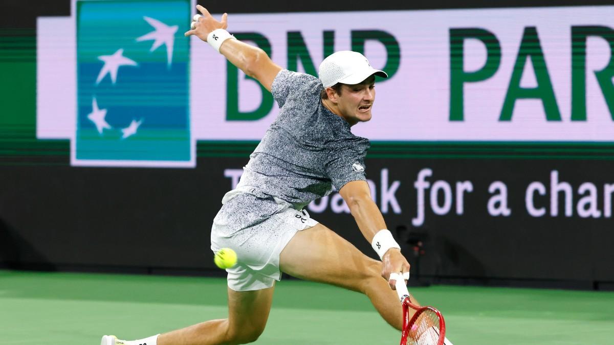 Joao Fonseca, durante el encuentro ante Tommy Paul