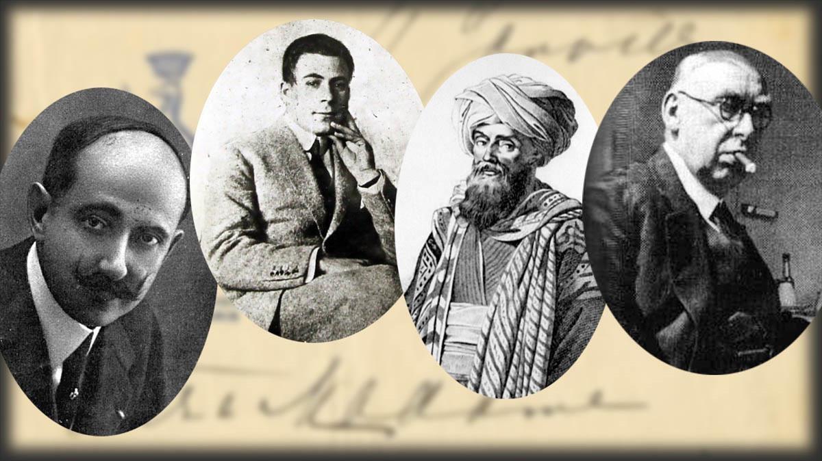 Manuel Bravo Portillo, Isaac Ezratty, Alí Bei y Friedrich-Rudolf Stallmann.