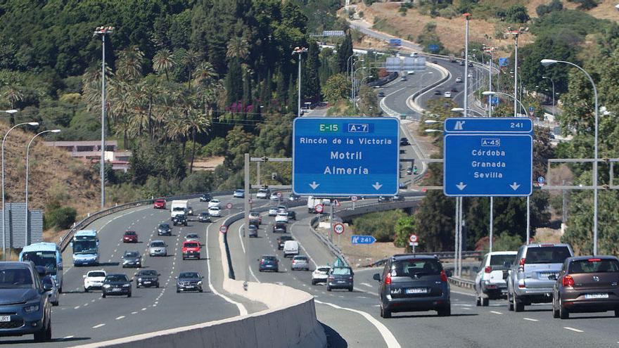 La velocidad está limitada por radares en la A-45 desde Casabermeja hasta su conexión con la A-7.