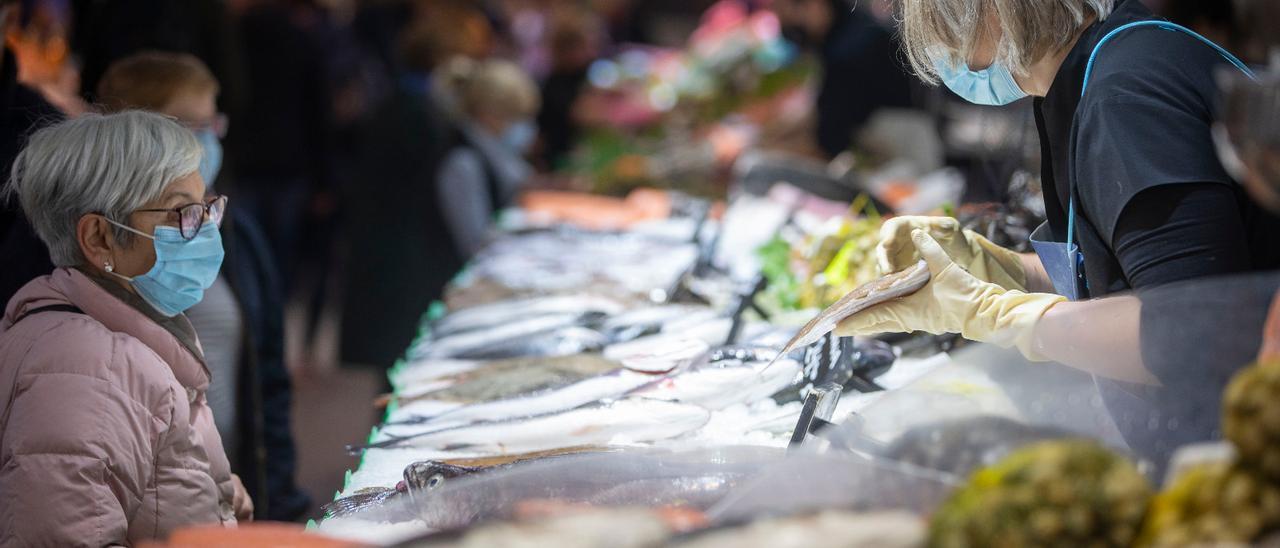 Compras de última hora en el mercado del Olivar