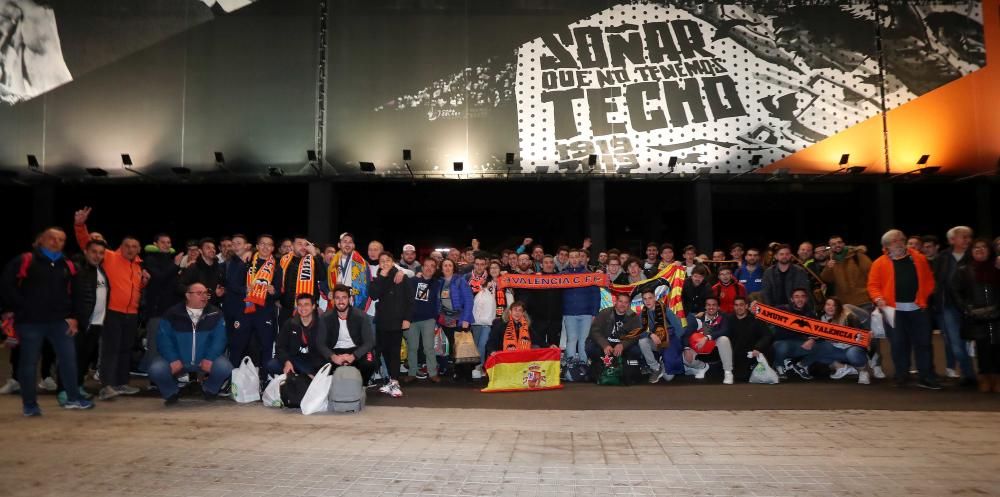 La afición, de camino a Italia para ver al VCF